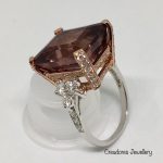 Woman Ring In White & Pink Gold/18K/75 (4935RU)