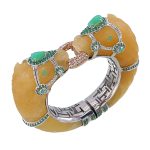 Woman/Man Bangle In Silver /925/Gold Pink & White (4733BU)