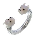 Woman/Man Bangle In Silver /925/Black Rodhium (4809BU)