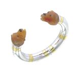 Woman/Man Bangle In Silver /925/Yellow.(4828BU)