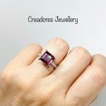 Woman Ring In White Gold/18K/755. (4893RU)