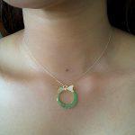 Pendant Round Shape With Butterfly (5198PU)