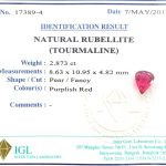 Natural Rubellite (Tourmaline) ID  : 17389-4