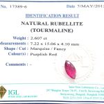 Natural .Rubellite (Tourmaline) ID  : 17389-6