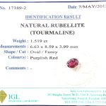 Natural .Rubellite. (Tourmaline) ID  :  17389-2