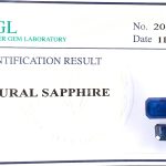 Natural .Sapphire ID  : 20373-4