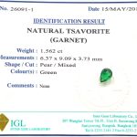 Natural Tsavorite (Garnet) ID : 26091-1