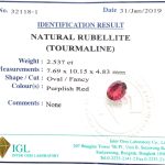 Natural Rubellite (Tourmaline) ID  : 32118-1
