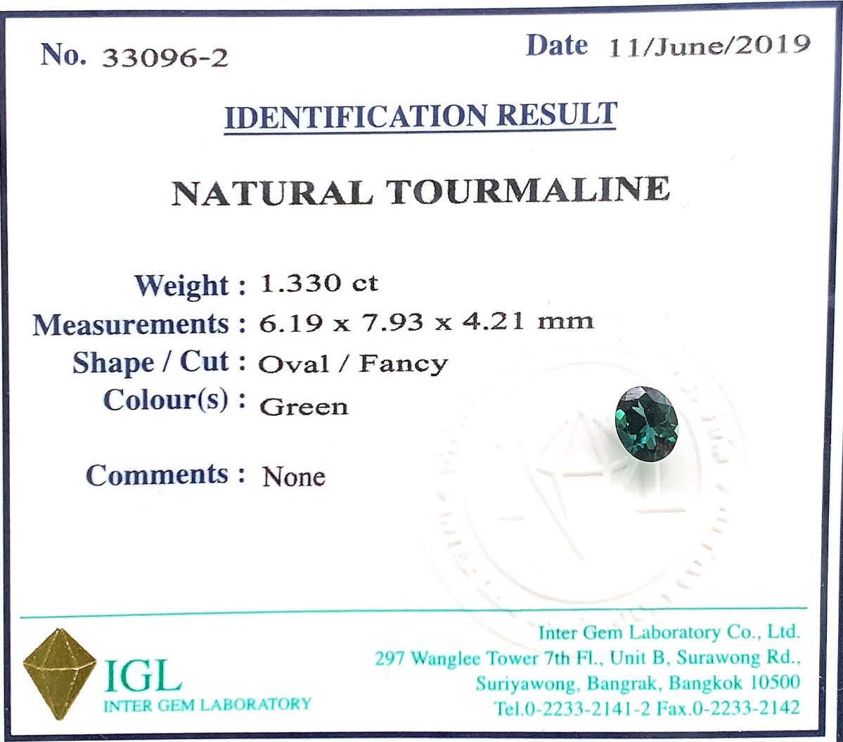 Natural .Tourmaline  ID  :  33096-2