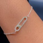 Bracelet With Chaine, W/G/18K, Diamond Round (5216BU)
