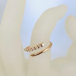 Woman Ring Y/G/18K, Diamond Round (5258RU)