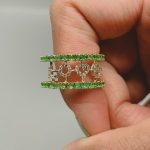Woman Ring, 2 Bands, W+Y Gold/18K/755,"Love"